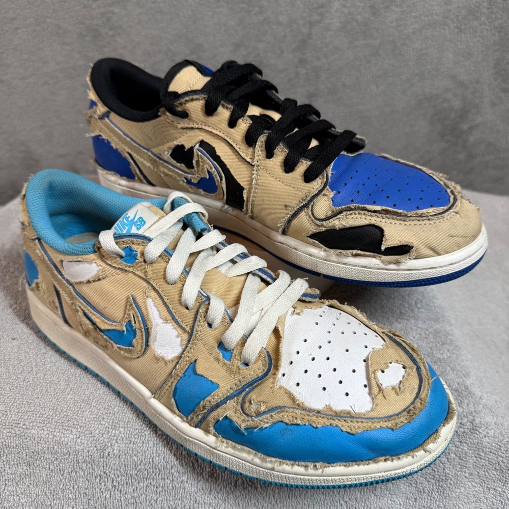 Air Jordan 1 SB Low Desert Ore Royal Blue‎ Mens 9 CJ7891-200 Released 2019